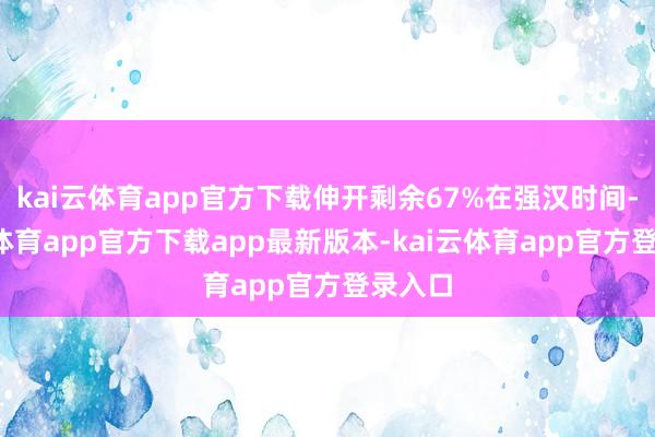 kai云体育app官方下载伸开剩余67%在强汉时间-kai云体育app官方下载app最新版本-kai云体育app官方登录入口